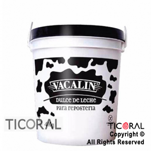 DULCE DE LECHE VACALIN REPOSTERO X 4KG x 1 ENVASE PLASTICO